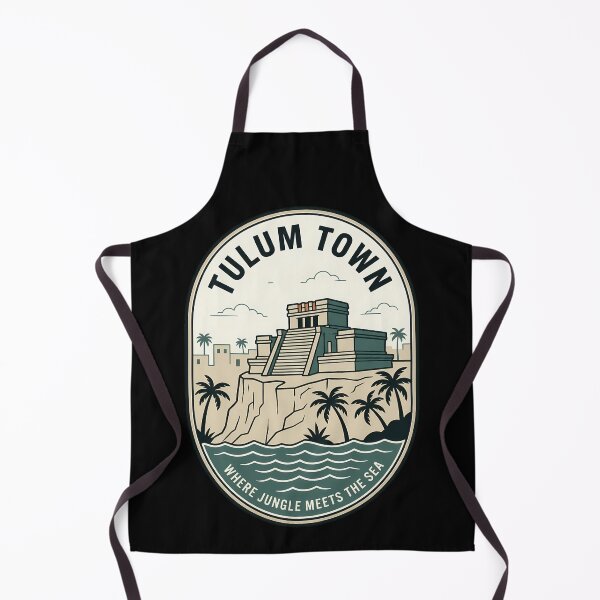 Item preview, Tulum Town Mexico Vintage Travel Emblem designed and sold by k3rstman1.
