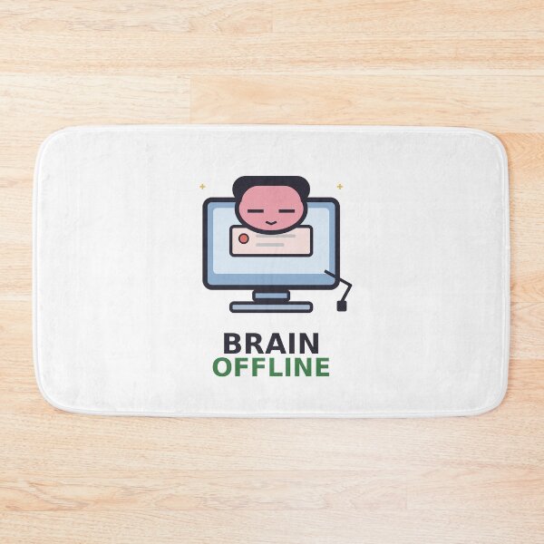 Item preview, Brain Offline — Funny Tired Human Design, Cute Gift For Low Energy Friends designed and sold by QuirkyCartel.