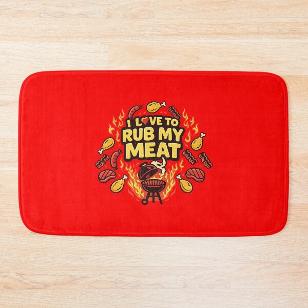 Item preview, i love to rub my meat,Funny Meat Rub designed and sold by CloudyPress.
