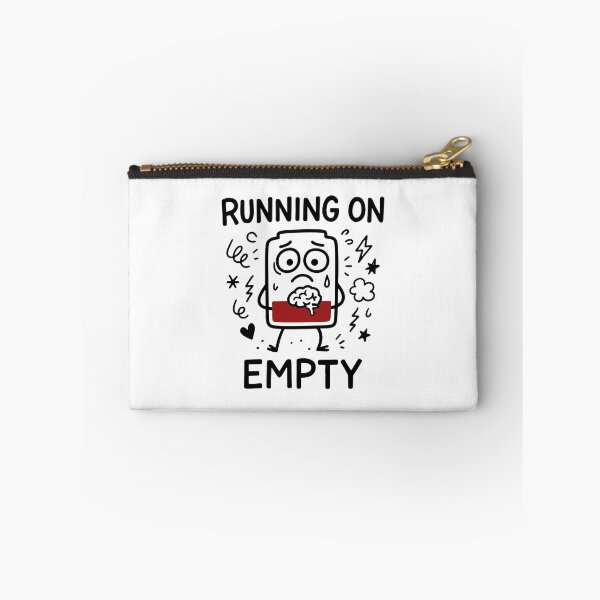 Item preview, Funny Running On Empty Low Battery designed and sold by gunaone-design.