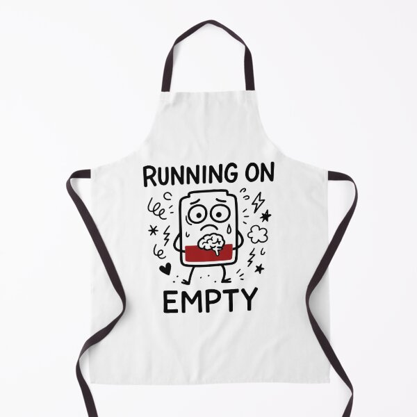 Item preview, Funny Running On Empty Low Battery designed and sold by gunaone-design.