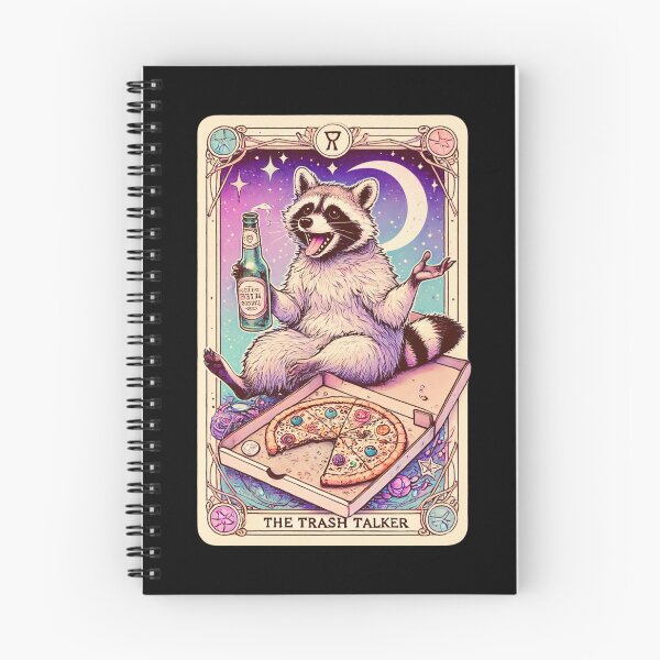Item preview, Trash Talker Raccoon Gossip Tarot Card, Jimothy designed and sold by litchick1977.