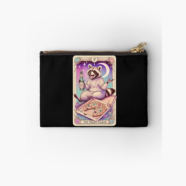 Item preview, Trash Talker Raccoon Gossip Tarot Card, Jimothy designed and sold by litchick1977.