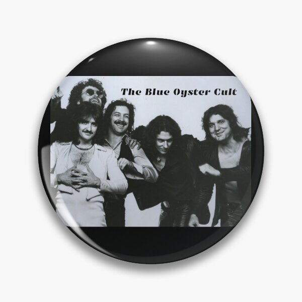 Item preview, Old Vintage Blue Oyster Cult Black and White Poster designed and sold by Halifaxartguy.