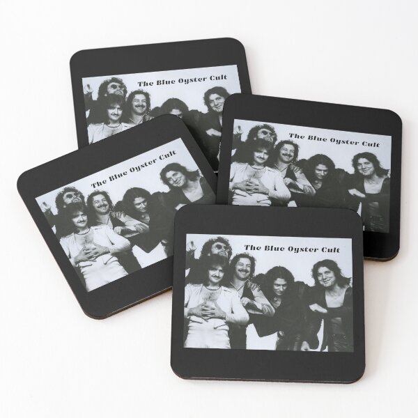 Item preview, Old Vintage Blue Oyster Cult Black and White Poster designed and sold by Halifaxartguy.