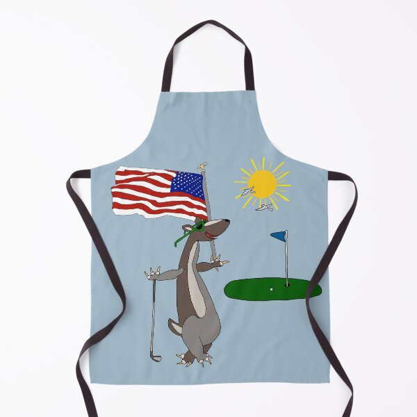 Item preview, Fun Animal Art - Golfing Badger designed and sold by Colleen Macomber.