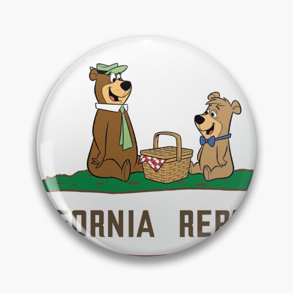 Item preview, Yogi bear in the California Republic state flag designed and sold by blagger.