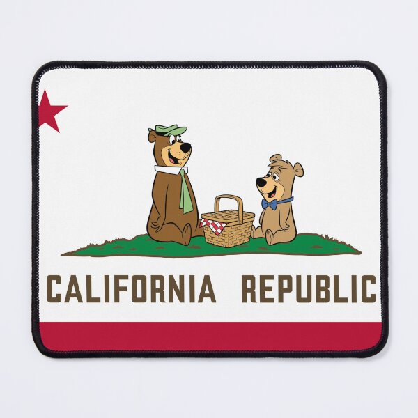Item preview, Yogi bear in the California Republic state flag designed and sold by blagger.