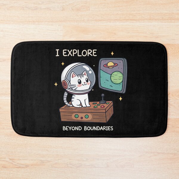 Item preview, Space Cat Astronaut Shirt – I Explore Beyond Boundaries Galaxy Art designed and sold by the science zoo.