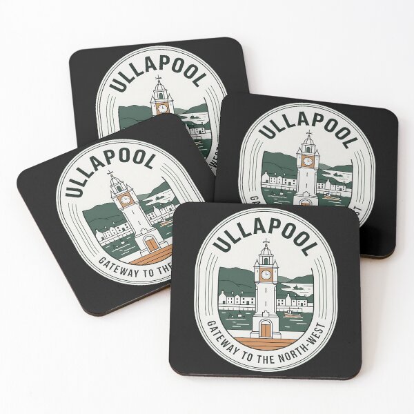 Item preview, Ullapool Scotland Harbor Vintage Travel Emblem designed and sold by k3rstman1.