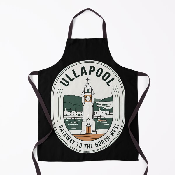 Item preview, Ullapool Scotland Harbor Vintage Travel Emblem designed and sold by k3rstman1.