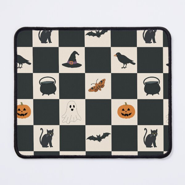 Item preview, Cute Vintage Halloween Checkerboard Pattern designed and sold by wildridgestudio.