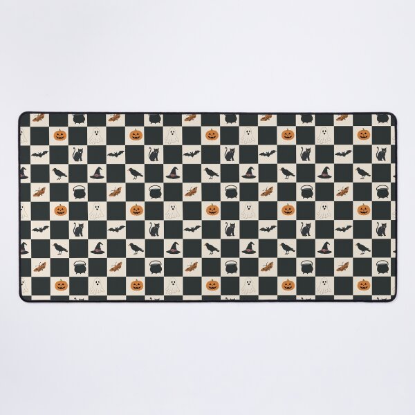 Item preview, Cute Vintage Halloween Checkerboard Pattern designed and sold by wildridgestudio.