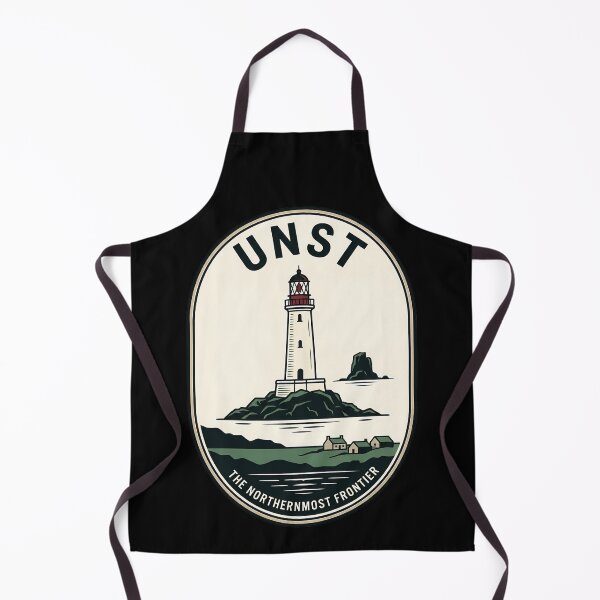 Item preview, Unst Shetland Islands Vintage Travel Emblem Lighthouse designed and sold by k3rstman1.