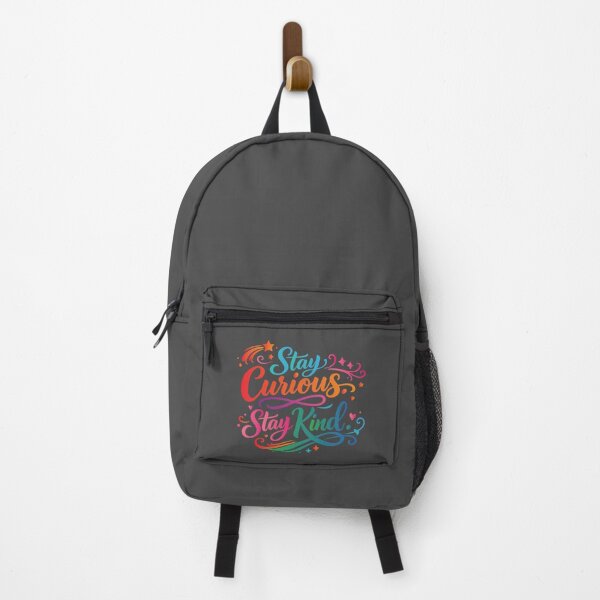 Item preview, Stay Curious, Stay Kind | Inspirational Typography Quote Design designed and sold by Amsafjol.
