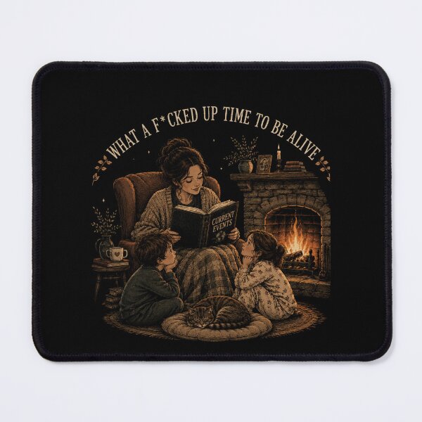 Item preview, What a Fucked Up Time to Be Alive Vintage Storybook Sarcasm, designed and sold by Crystal-Tree.