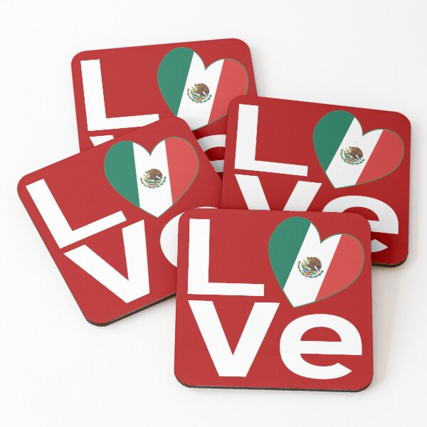 Item preview, Mexican Flag Love designed and sold by AuntieShoe.