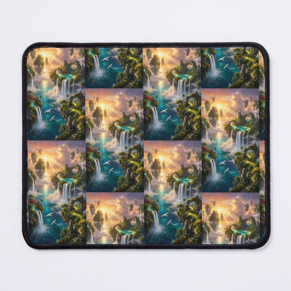 Item preview, Surreal Floating Tropical Island Sunrise Paradise designed and sold by Itsheartshop.