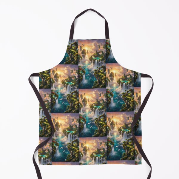 Item preview, Surreal Floating Tropical Island Sunrise Paradise designed and sold by Itsheartshop.