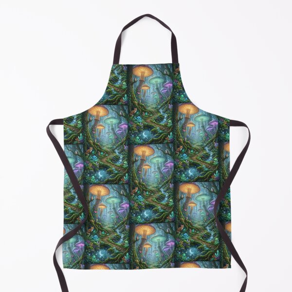 Item preview, Bioluminescent Mushroom Forest Magical Woodland Kingdom designed and sold by Itsheartshop.