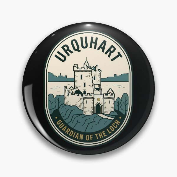 Item preview, Urquhart Castle Scotland Vintage Travel Emblem designed and sold by k3rstman1.