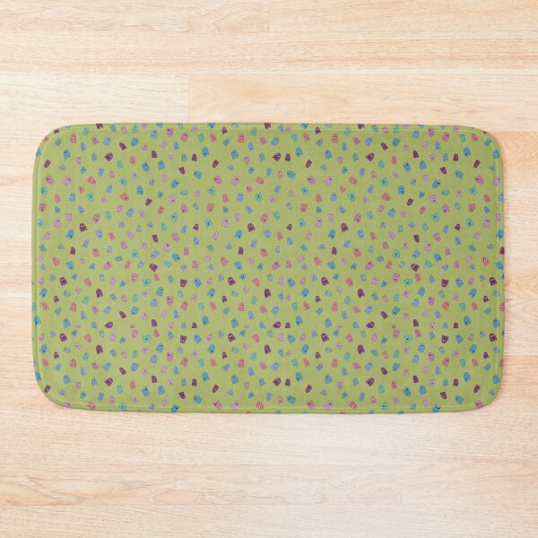 Item preview, Floating Ghosties Acid Green designed and sold by janaeedwardsstudio.