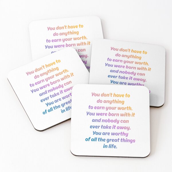 Item preview, You Are Worthy  designed and sold by MiriamStichel.