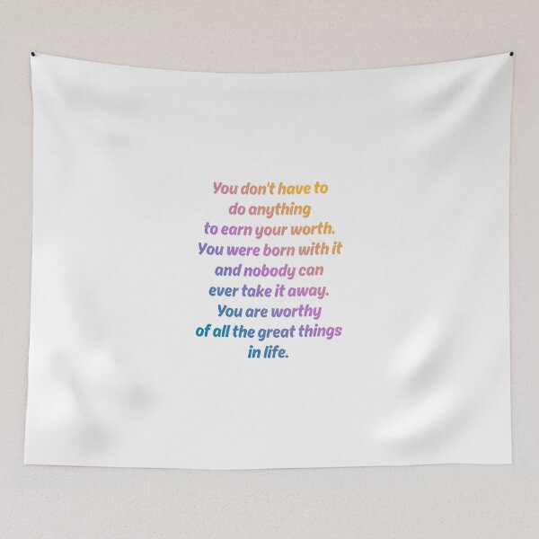 Item preview, You Are Worthy  designed and sold by MiriamStichel.