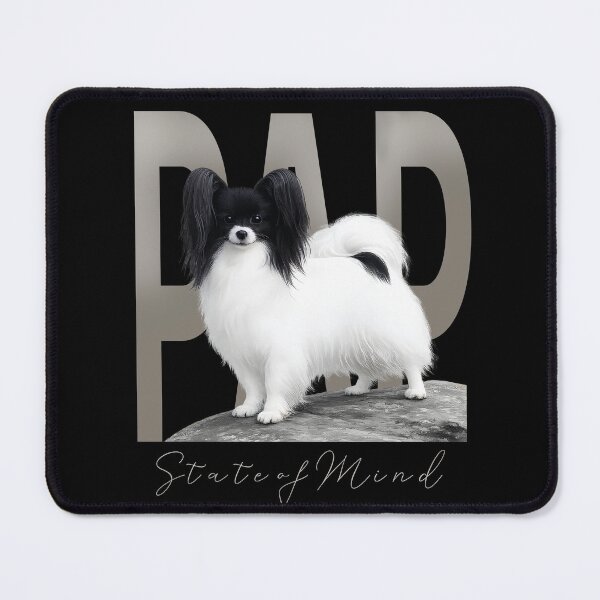 Item preview, PAP State of Mind | Elegant Papillon Dog Design designed and sold by PapillonArtStudio.