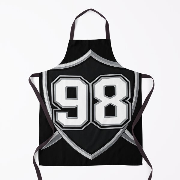 Item preview, Silver & Black 98 – Crossed Swords Shield designed and sold by My Team Designs.