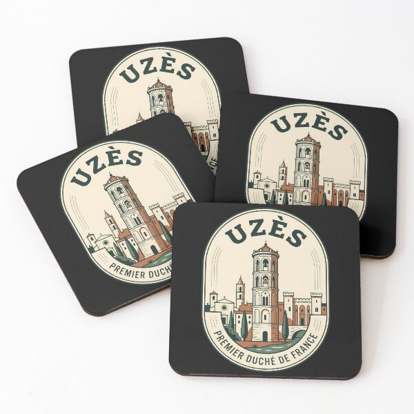 Item preview, Uzès France Vintage Travel Emblem Fenestrelle Tower designed and sold by k3rstman1.