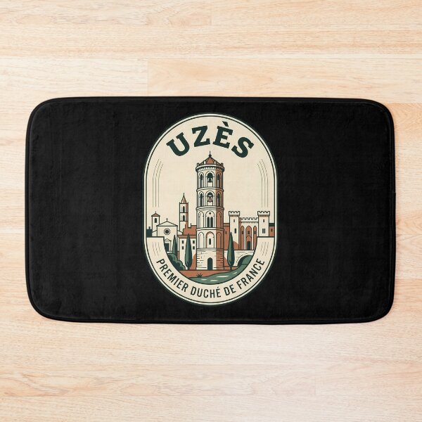 Item preview, Uzès France Vintage Travel Emblem Fenestrelle Tower designed and sold by k3rstman1.