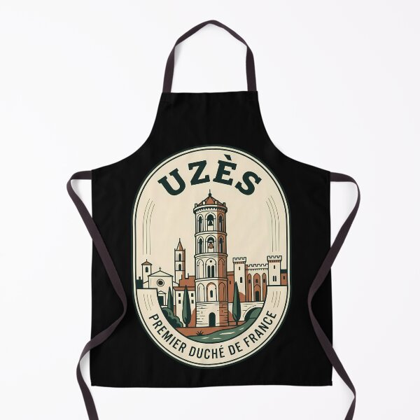 Item preview, Uzès France Vintage Travel Emblem Fenestrelle Tower designed and sold by k3rstman1.