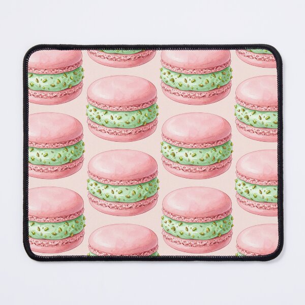 Item preview, Pastel Pink and Pistachio Giant Macaron Watercolor designed and sold by 0Zetgest.