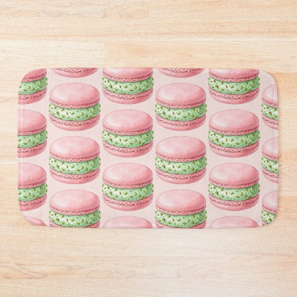 Item preview, Pastel Pink and Pistachio Giant Macaron Watercolor designed and sold by 0Zetgest.