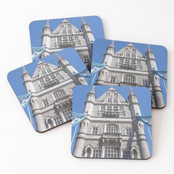 Item preview, London, UK - Tower Bridge Viewed from Below Against Blue Sky designed and sold by jrtwynam.