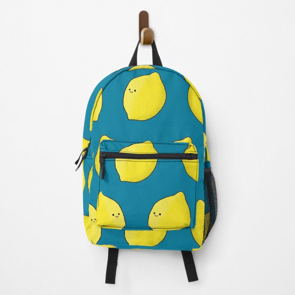 Item preview, Lemon pattern on blue background designed and sold by BluluStudio.