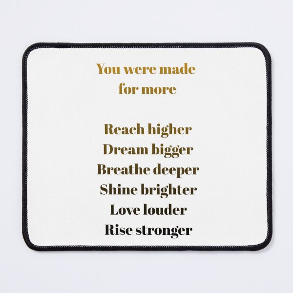 Item preview, You were made for more designed and sold by MiriamStichel.