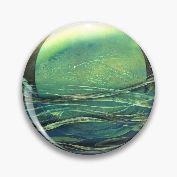 Item preview, Blue Green Gas Giant Super Planet Vapor Trails Spray Paint Art designed and sold by Urbandale Artist.