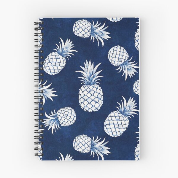 Item preview, Indigo Topical Pineapples Watercolor designed and sold by AOCollections.