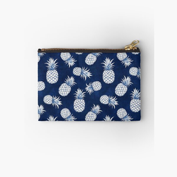 Item preview, Indigo Topical Pineapples Watercolor designed and sold by AOCollections.