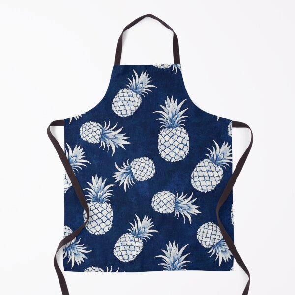 Item preview, Indigo Topical Pineapples Watercolor designed and sold by AOCollections.