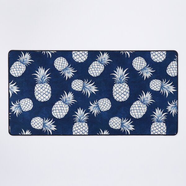 Item preview, Indigo Topical Pineapples Watercolor designed and sold by AOCollections.