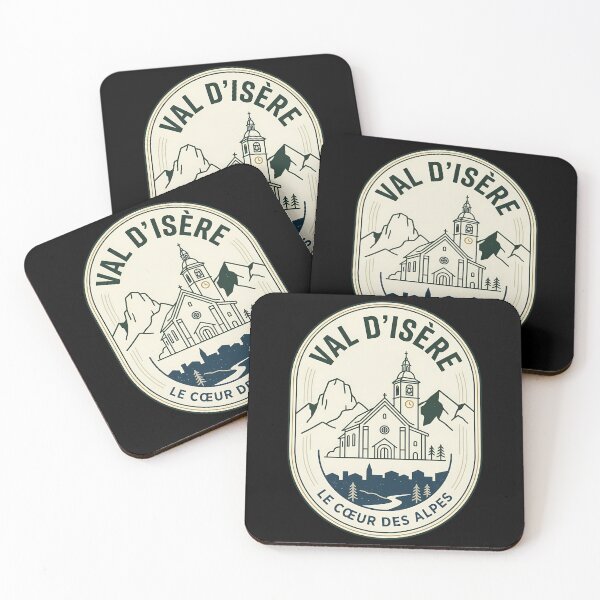 Item preview, Val d'Isere French Alps Vintage Travel Emblem designed and sold by k3rstman1.