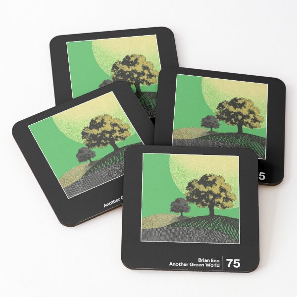 Item preview, Another Green World - Minimalist Graphic Artwork Design  designed and sold by Saudade--.