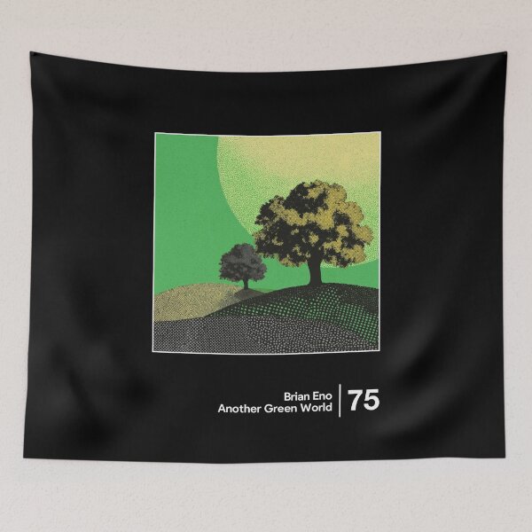 Item preview, Another Green World - Minimalist Graphic Artwork Design  designed and sold by Saudade--.
