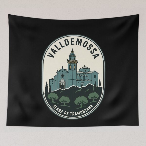 Item preview, Valldemossa Mallorca Vintage Travel Emblem designed and sold by k3rstman1.