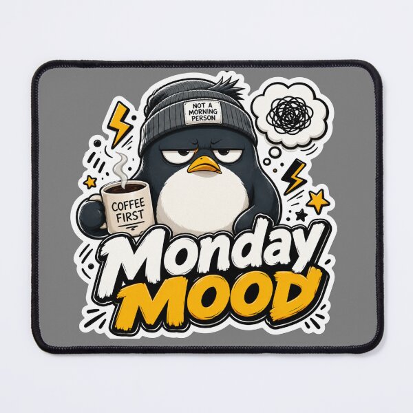 Item preview, Monday Mood: Coffee Before Conversation designed and sold by PixoNest.
