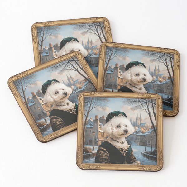 Item preview, Royal Bichon Winter Portrait designed and sold by DashiellCrowe.