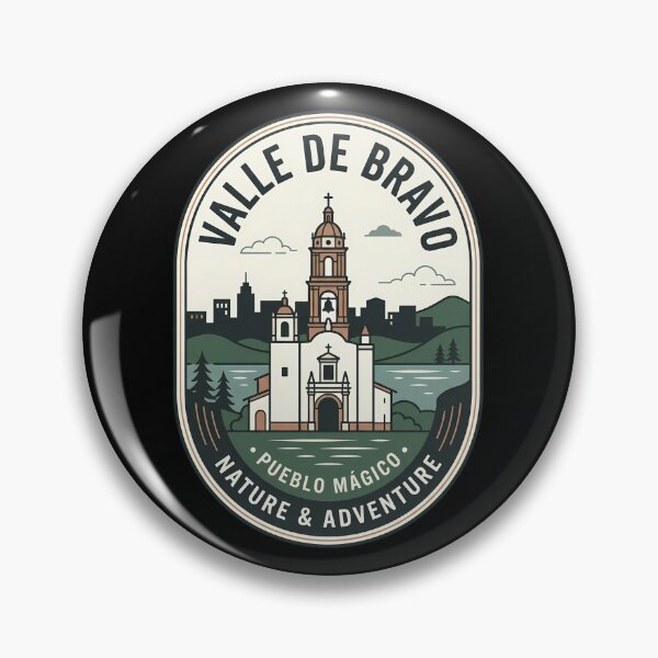 Item preview, Valle De Bravo Mexico Vintage Travel Emblem designed and sold by k3rstman1.